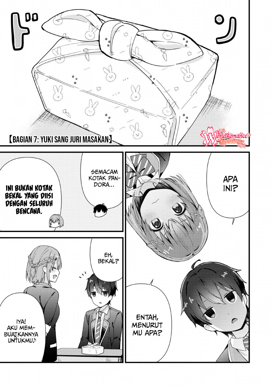 The Cute Girl Sitting Next to Me Is Trying to Make Me Fall in Love With Her as a Way to Ridicule Me, but the Tables Were Turned on Her Before She Knew It Chapter 02 Gambar 10